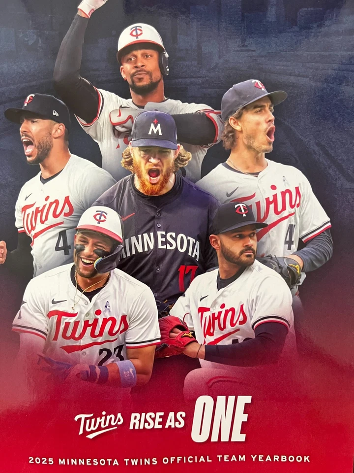 2025 MINNESOTA TWINS YEARBOOK MLB PROGRAM CHAMPIONS BASEBALL WORLD SERIES? - Image 1 of 1