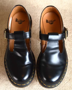 Dr. Martens Mary Jane Shoes Women's 8 M 39 Black NWOB - Picture 1 of 8