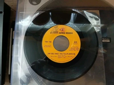 Tiny Tim ~ Tip Toe Through The Tulips/ Fill Your Heart ~ Reprise 45 RPM Record - Image 1 of 2