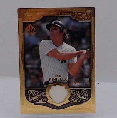 2006 UPPER DECK SP LEGENDARY MATERIALS LOU PINIELLA PATCH 98/225 LM-LP - Image 1 of 2