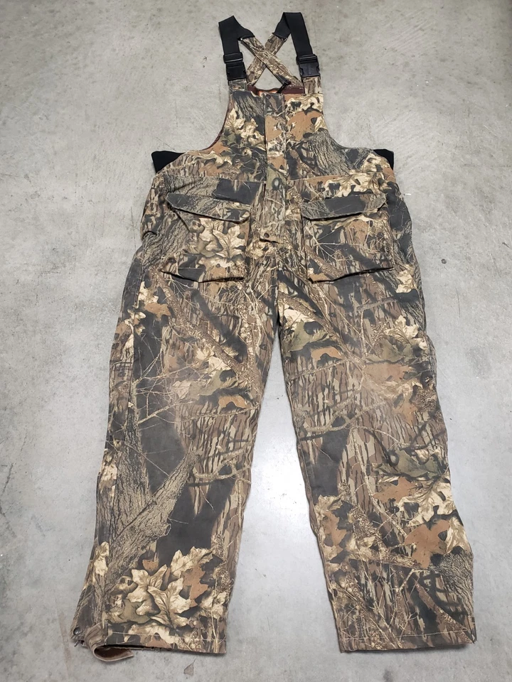 Remington Realtree Hardwood Camo Insulated Hunting Overalls Men's 2XL - Image 1 of 4