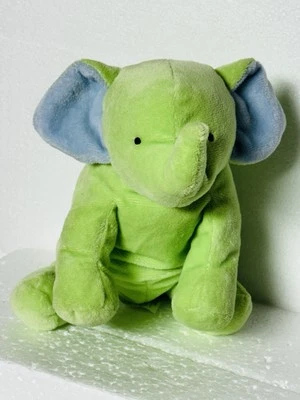Peluche de terciopelo circo elefante verde peluche North American Bear Co 8” usado en excelente estado Foto 1 de 4