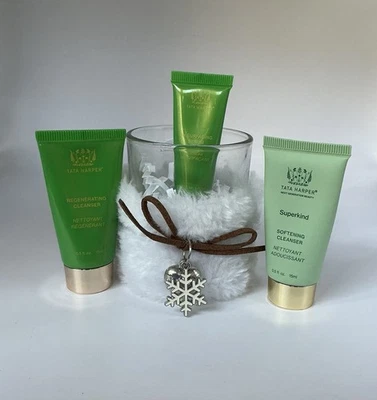 Tata Harper Mini Cleanse + Brighten Trio - Regenerador, Suavizante y Rejuvenecimiento Foto 1 de 4