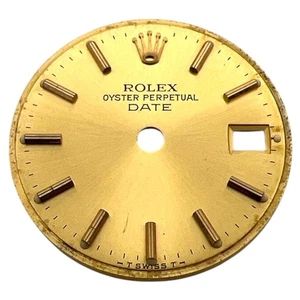 Genuine Rolex Oyster Perpetual Date 26mm Dial Champagne Gold 6917 - Picture 1 of 4