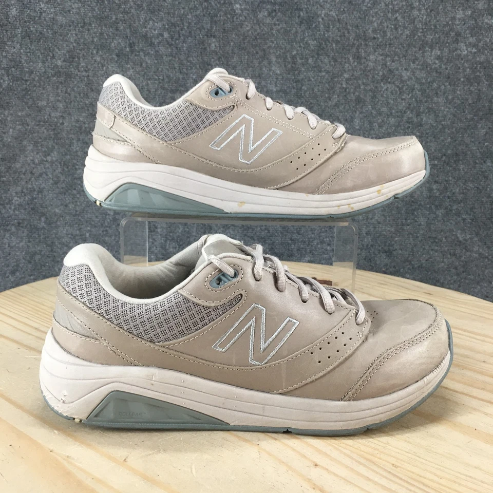 New Balance Zapatos Mujer 9 B 928v3 Tenis para Caminar Beige Con Cordones Bajo WW928GR3 Foto 1 de 4