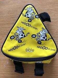 Dairylea Wedge Children’s Bicycle Lunch/Cool Bag. Yellow. Zip. Vintage
