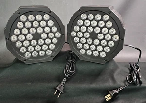 1 Pair 36 LED Professional DJ Lights, Corded, Working Properly Display Models - Picture 1 of 6