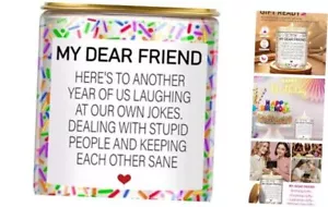 Birthday Gifts for Women Men, Funny Happy Birthday Candle, Best Friend - Picture 1 of 8