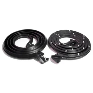 Metro SUPERsoft Door Seals w/ Clips & Molded Ends For 1966-67 Chevrolet Chevelle - Picture 1 of 1