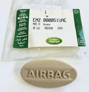 Land Rover Range Rover Airbag Emblem Badge Insert EMZ000051VAE OEM & New - Picture 1 of 3