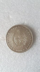 Uruguay 50 cent 1917 - Silver