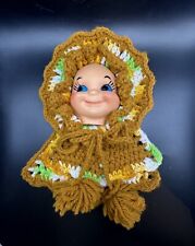 Vintage Doll Side Eyed Baby Face Hanging Potholders Kitschy