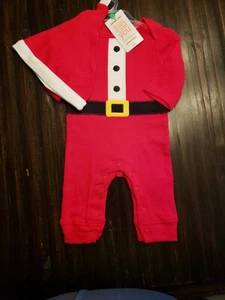 Carter's Just One You Santa Sleeper Christmas Outfit with Hat Size 6 Months NWT - Picture 1 of 1
