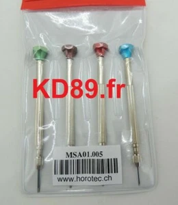 4 Cacciaviti A Molla Reversibili HOROTEC 01.005 Taglie 0.60 0.80 1.00 1.20 Mm - Bild 1 von 1