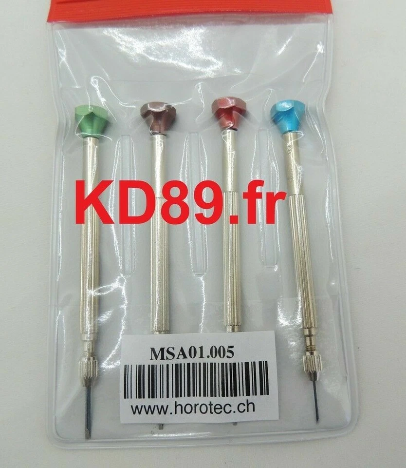 4 Cacciaviti A Molla Reversibili HOROTEC 01.005 Taglie 0.60 0.80 1.00 1.20 Mm - Image 1 of 1