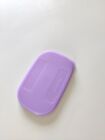 TUPPERWARE d'occasion: couvercle violet transparent tupperware 11 X 7cm