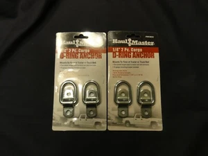 Anillo en D de carga Haul Master 1/4" 2 piezas ancla chapado en zinc acero forjado 60319 - Imagen 1 de 2
