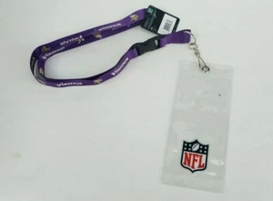 Minnesota Vikings lanyard with  ticket holder. 2 pcs.  - Picture 1 of 4