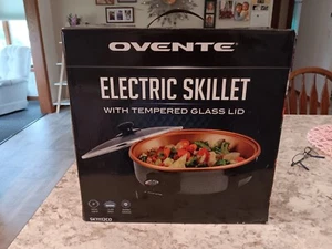 OVENTE Elektrische Pfanne Antihaft Pfanne Hartglasdeckel SK11112CO - Bild 1 von 2