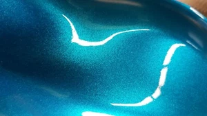 500ML CANDY TURQUOISE KIT INC CANDY, BASE,2K CLEAR & REDUCER FOR SPRAY GUN - Picture 1 of 3