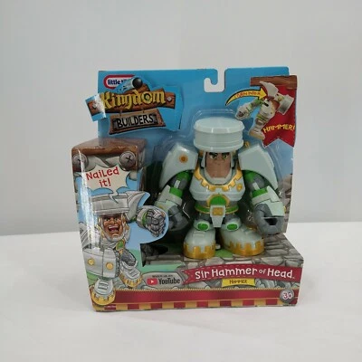 Figura de acción transformadora Little Tikes Kingdom Builders Sir Hammer of Head nueva Foto 1 de 4