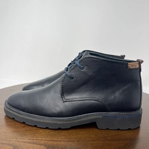 Pikolinos Boots Men's 39 / 6 - 6.5 Black Leather Chukka Plain Toe Dress Ankle - Picture 1 of 18