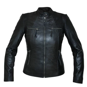 Ladies Fashion Style P645 soft Real high quality leather jacket - Picture 1 of 5