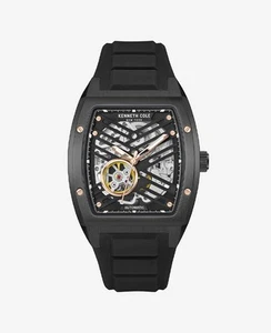 Kenneth Cole New York 40mm Skeleton Black Automatic Men's Watch KCWGZ0046103 - Picture 1 of 3