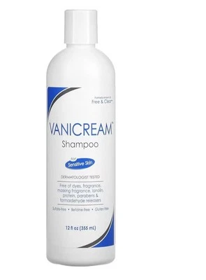 Vanicream, Shampoo for Sensitive Skin, Fragrance, Gluten and Sulfate Free - 12oz