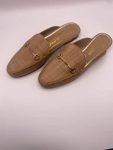 Sam Edelman Womens Linnie Natural Slip On Bit Mule  Sz 9 - Picture 1 of 8