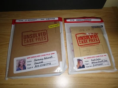 Pressman Unsolved Case Files ~Murder Mystery games Ashcroft & Justice Receive 2 - Image 1 of 3