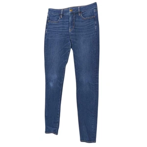 American Eagle The Dream Damenjeans hoher Bund Jegging Größe 6 Reg Medium Wash Denim - Bild 1 von 9