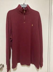 Polo Ralph Lauren Sweater - Burgundy Red XXL - Picture 1 of 4