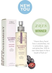 FHF Farmhouse Vitamin Berry Facial Tonic Rose Water + Aronia Berry/ Alcohol Free - Picture 1 of 1