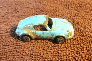 Vintage Tootsie Toys 1:64 Scale Diecast Light Blue 911 Porsche Coupe 1960s (GC) - Picture 1 of 6