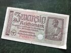GERMANY 20 Mark Banknote  1939-1945