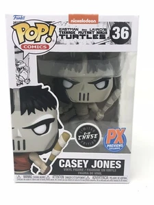 Funko Pop! Teenage Mutant Ninja Turtles Casey Jones #36 B&W Chase - Picture 1 of 10