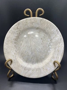 Juliska FIRENZE marbleized cappuccino 7.25" Appetizer dessert Plate - Picture 1 of 3
