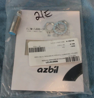 "Brand New In Sealed Factory Packaging" Azbil Proximity Sensor FL7M-7J6HD-CN - Image 1 of 3