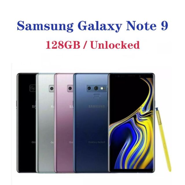 Samsung Galaxy Note 9, 128GB, Ocean Blue - Unlocked (Renewed)