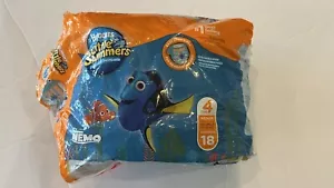 NEW! Huggies Little Swimmers Swimpants Size 4 (Medium 24-34 lbs.) Quantity 12 - Picture 1 of 2