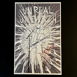 Hozier Signed Unreal Unearth Poster, Video Proof (Tour Autograph NOT Vinyl / CD) - Picture 1 of 6