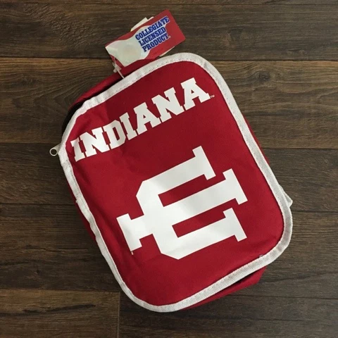 NCAA FOOTBALL INDIANA  HOOSIERS Lunch bag, new Cover