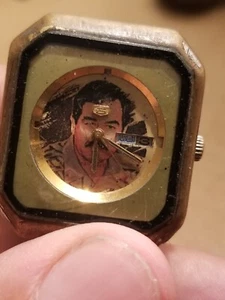 1980er SADDAM HUSSIEN PRESIDENT UHR SPECIAL MEMORIAL SELTEN SEIKO - Bild 1 von 21