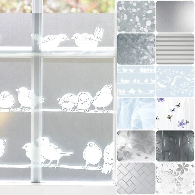 Fensterfolie Folie Statischhaftend Glasfolie Selbstklebend Sichtschutz UV-Schutz - Bild 1 von 2