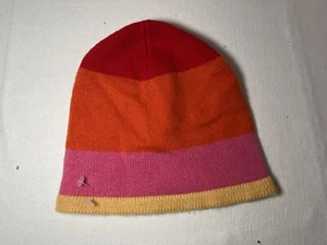 Women's Colorblock Hat - Isaac Mizrahi for Target Pink/Orange One Size - Picture 1 of 4