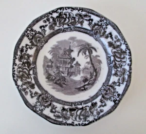 Antique 8.5" Ironstone Flow Black Mulberry CYPRUS Salad Plate Davenport AZ30 - Picture 1 of 15