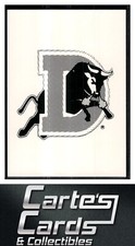 Durham Bulls Logo Card 1991 Classic Best Durham Bulls #NNO  Atlanta Braves