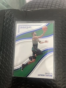 2022-23 Immaculate Jayson Tatum Blue Base Card #03/25 Boston Celtics - Picture 1 of 2