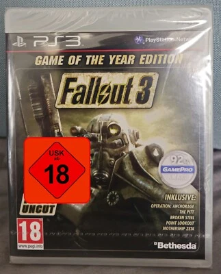 💙💚❤️Fallout 3 - Game of the Year Edition - PS3 - GotY 💜🩵💛 - Bild 1 von 4